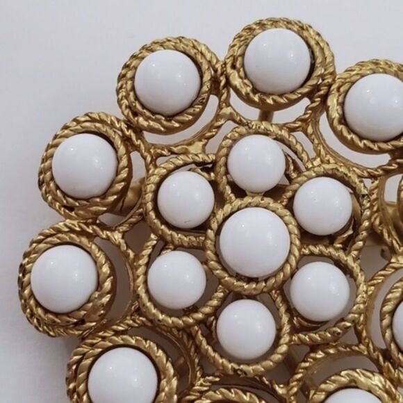 stella & dot ~  la coco red necklace & paradise brooch set - Picture 6 of 11